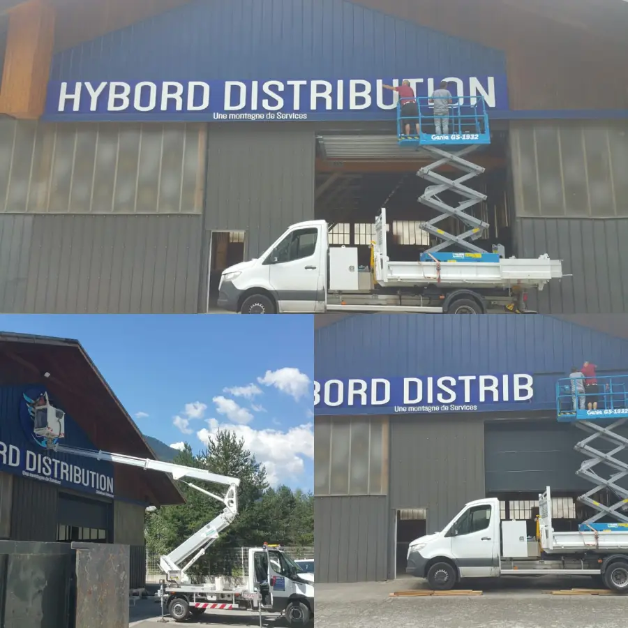 Conception et fabrication d’enseignes en relief